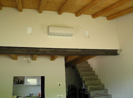 Installazione unità in zona giorno