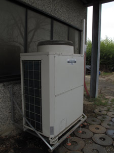 Installazione unità esterna 35 Kw