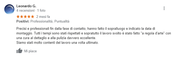 Climatizzatori Bologna - testimonianze