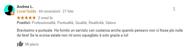 Climatizzatori Bologna - testimonianze