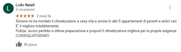 Climatizzatori Bologna - testimonianze