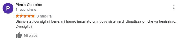 Climatizzatori Bologna - testimonianze